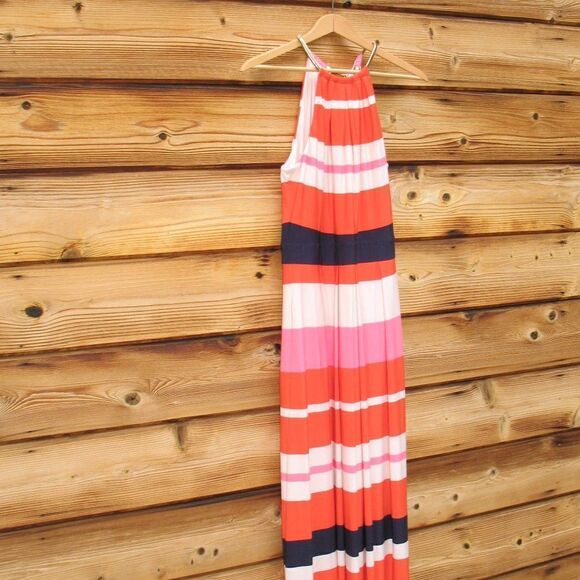 Eliza J Striped Maxi Dress 10 - Picture 3 of 9